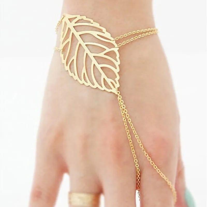 1 Pc Beautiful Leaf Bracelet