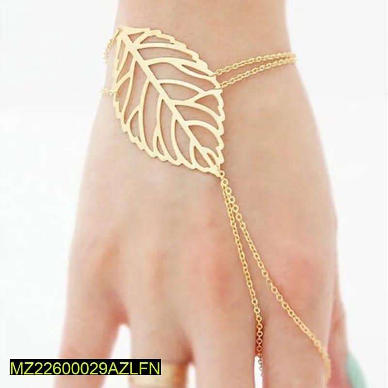 1 Pc Beautiful Leaf Bracelet